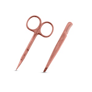 Made From High Quality Pure Steel Durability Eyebrow <b>Hair</b> Plucking <b>Tweezer</b> & <b>Ingrown</b> <b>Hair</b> Remove Scissor For Beauty Use - Product Image 4
