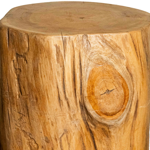 Pouf ottoman de luxe ARTERRA pour hôtel, villa, appartement, entrepôt, en teck massif fait main - Product Image 2
