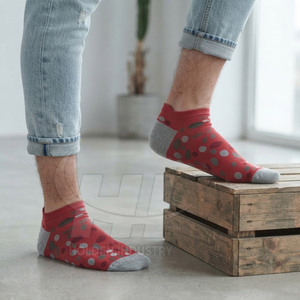 Popular Choice Ankle <b>Socks</b> Durable Flexible Daily Ankle <b>Socks</b> Modern Colorful Artwork Ankle <b>Socks</b> - Product Image 4