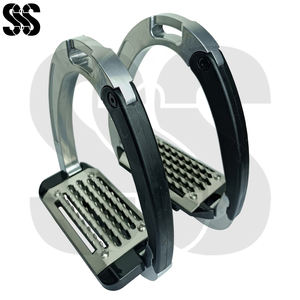 Estribos Plegables Premium para Caballo, de Acero Inoxidable y Aleación de Aluminio, Ligeros, Duraderos, Seguros para Montar a Caballo, Ajustables - Product Image 3