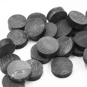 Boutons en corne de buffle naturelle, finis et colorés, pour accessoires vestimentaires, haute qualité - Product Image 3