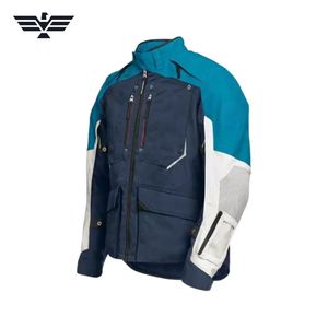 เสื้อแจ็คเก็ตมอเตอร์ไซค์แบบ unisex แขนยาว สีสันตัดกัน ระบายอากาศได้ดี ผลิตจากผ้า Codura 300 กรัม กันลม สำหรับทุกฤดู เหมาะสำหรับการผจญภัย - Product Image 5