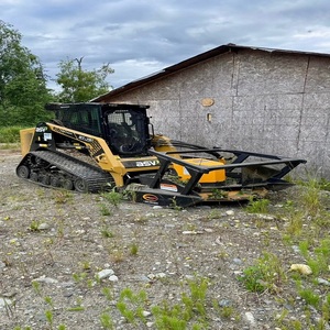 Hydraulic ASV Skid Steer Loader <b>Mulcher</b> High Load Moment Diesel Powered Engine Motor Pump 15.7-37kW Power Crawler Drive - Product Image 3