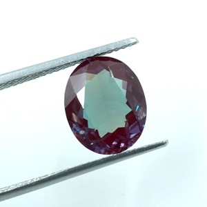 Gema de Alejandrita Natural, Marca HAYAAT GEMS, 3.5ct, Corte Ovalado, Cambio de Color (11X9x4.5MM), para Joyería - Product Image 6