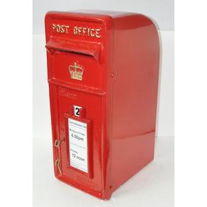 Hand Casted Technique Metal <b>Post</b> <b>Box</b> Red Coated Eco Friendly Customizable Designs Antique Letter <b>Box</b> With Key Lock Front Access - Product Image 4