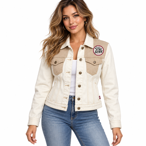 <b>Women</b> Denim <b>Jacket</b> Premium Denim Outerwear Soft Cotton Fabric Long Sleeve Button Front Comfortable Fit Casual Apparel OEM - Product Image 1
