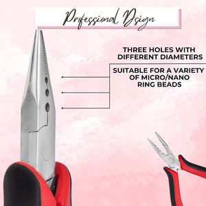 Professional Hair Extension Bond Removal Fitting <b>Pliers</b> <b>Set</b> Custom Color Salon Extension Removal Tools OEM Custom made - Product Image 6