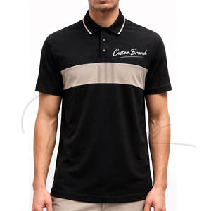 Chemises polo pour hommes de qualité supérieure, 100% coton, respirantes, séchage rapide, sur mesure, en vente en ligne - Product Image 1