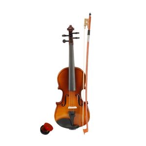 Nuovo custodia per violino acustico 1/8 con archetto e resina naturali - Product Image 2