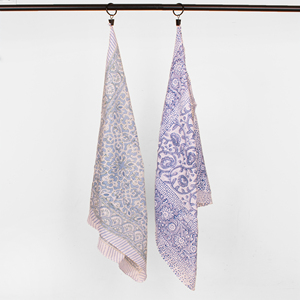 Craftjaipur Block Printed Cotton Bandanas Handcrafted Indian Textile Art Assorted Colors Boho Chic <b>Head</b> Scarf Eco-Friendly <b>Wraps</b> - Product Image 5