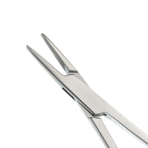 Porte-aiguille Crile Murray 6 pouces en acier inoxydable, instrument chirurgical de suture avec mâchoires dentelées - Product Image 3