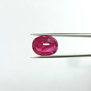 พลอยทับทิมธรรมชาติพม่ารูปไข่ 6.22 กะรัต RBHO-4 - Product Image 4