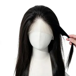 Peluca de Cabello Humano Virgen Natural Rizado con Encaje Frontal Transparente HD 13x4 13x6, Color Piano Highlight P4/27, Venta al por Mayor - Product Image 2