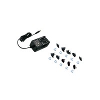 Adaptateur secteur universel 36W multi-protection, prise interchangeable 12V 3A pour ordinateur portable, montre connectée et appareil photo, protection OVP