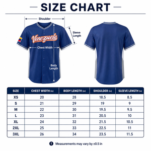 Camiseta Deportiva de Manga Corta Transpirable 100% Poliéster Unisex del Equipo Nacional de Béisbol de Venezuela para el Clásico Mundial de Béisbol 2026 de MEGAMAPLE - Product Image 4