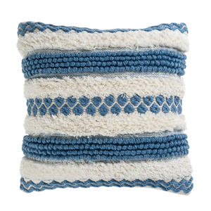 Professional Handmade Wool/Cotton Embroidered Striped Design Home Decor Indian Square <b>Cushion</b> <b>Covers</b> - Product Image 3