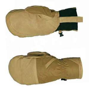 Mitaines personnalisées en cuir véritable et fourrure de mouton pour femme, chaudes pour l'hiver, à motifs, gants thermiques pour les mains - Product Image 5