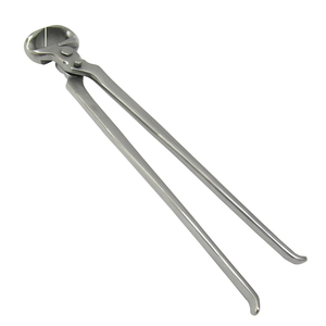 Pince à sabots professionnelle de 14 pouces en acier inoxydable poli, légère et de haute qualité, pour fermeurs - Product Image 5