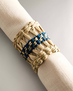 Handwoven Seagrass Napkin Ring Woven Rattan Holder Eco Friendly Rustic <b>Table</b> Napkin Ring For Dining Tableware And Home Decor - Product Image 1