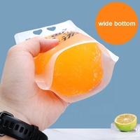 Emballage personnalisé OEM, emballage avec bec verseur, plastique givré transparent, bec verseur, sac à boisson, paille transparente, poche à jus