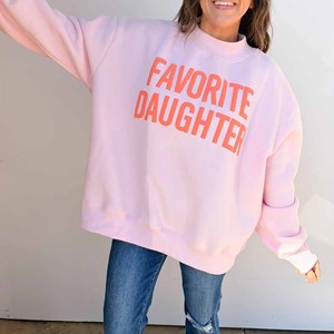 Sweat-shirts en polaire à manches longues pour fille, style streetwear, col montant, en spandex, coupe oversize, pour l'hiver, modèle préféré des sororités, OEM, école Theta Chi - Product Image 1