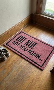 Alfombra de Entrada Moderna con Frases Divertidas, Alfombra de Bienvenida de Felpa Suave Hecha a Mano con Lana, para Decoración del Hogar y la Oficina - Product Image 2