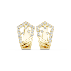 Brezzy Jewels 14k Gold Plated Twisted <b>Hoop</b> <b>Earrings</b> for women - Product Image 6