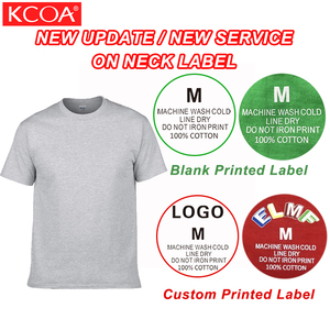 T-shirt à manches courtes pour homme en coton 100% avec logo personnalisé, impression sérigraphique, broderie, col rond, coupe décontractée - Product Image 4