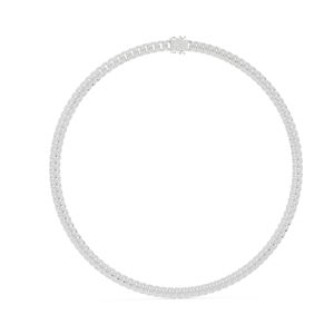 Collar de Oro Amarillo de 14k con Diamante Cultivado en Laboratorio, Estilo Ejecutivo para Mujer |   Diamante Cultivado Nuevo - Product Image 3