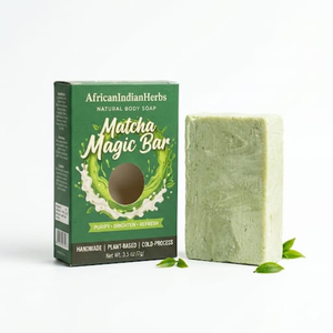 Matcha Magic Cleansing Beauty Bar for Refreshing Skin Glow and Gentle Daily <b>Care</b> Applications Support Matcha Magic Bar - Product Image 1