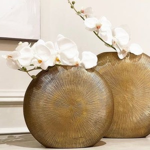 แจกันใบตองโลหะทำมือ ชุดแจกันตกแต่งสไตล์โบฮีเมียน สำหรับตกแต่งบ้าน - Product Image 4