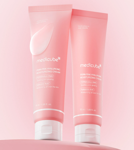 Crème hydratante medicube PDRN PINK HYALURONIC 50ml, hydratation intense, réparation de la barrière cutanée, apaisement des peaux sèches - Product Image 2