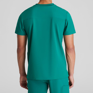 Tenues médicales pour hommes de haute qualité, en tissu extensible, uniformes d'infirmiers confortables, vêtements de travail hospitaliers, blouses personnalisées, fournisseur OEM - Product Image 3