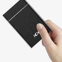 Hard Drive Eksternal Mini 1 Buah HDD USB 3.0 Portabel 2TB Cangkang Aloi Aluminium Kecepatan Tinggi 130 MB/s Kecepatan Baca/Tulis Daya Eksternal