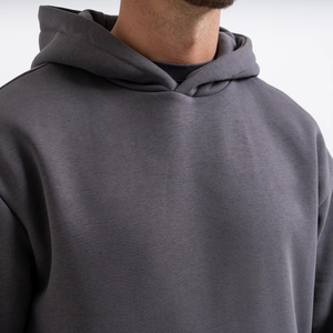 Sweat à capuche d'hiver pour homme, design personnalisé, logo imprimé sur le devant, coupe classique, tissu personnalisé polyester/coton, respirant, coupe-vent - Product Image 5