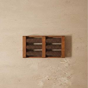 Masseur de pieds en bois naturel pour réflexologie – Rouleau d'acupression pour les douleurs à la voûte plantaire et au talon, idéal pour la fasciite plantaire - Product Image 2