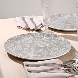 Juego de 2 Platos Cuadrados de Porcelana Fina Boheme de 10.8 Pulgadas, Diseño Personalizado con Logotipo para Bodas, Aptos para Lavavajillas - Product Image 2