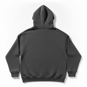 Sudadera con Capucha y Cremallera para Hombre Styliro, Corte Holgado, 100% Algodón, Felpa Francesa, Estampado Sólido en Dorado, Ropa Casual de Invierno - Product Image 3