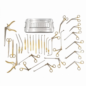 Ensemble d'instruments endoscopiques pour chirurgie des sinus Farhan Co Fess, acier allemand, instruments ORL solides, 10 pièces, certifiés ISO/CE, réutilisables - Product Image 1