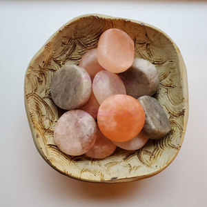 Premium Himalayan Pink Salt Massage Stones Hot Stone Massage Himalayan Pink Salt Massage Stones For Sale - Product Image 2