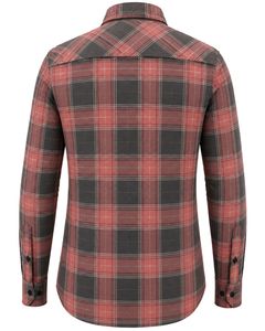 Custom Salmon Black Plaid <b>Men</b> Casual Formal Check <b>Shirt</b> Long Sleeve Button Down Cotton Flannel Office Wear Custom <b>Shirt</b> <b>Men</b> - Product Image 2