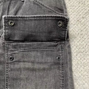 Shorts en jean tricoté pour homme 0EM, coupe droite, taille mi-haute, avec poches cargo, bonne qualité, prix bas, fabriqué en usine, décontracté - Product Image 6
