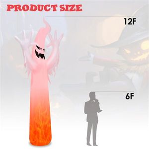 12 Feet Halloween Inflatable Outdoor Holiday Yard Decoration with Built-In Features - Product Image 4