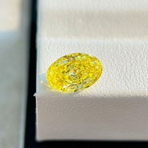 Diamante Amarillo Intenso Cultivado en Laboratorio, Corte Ovalado, Certificado IGI, Claridad VS1 - Product Image 2