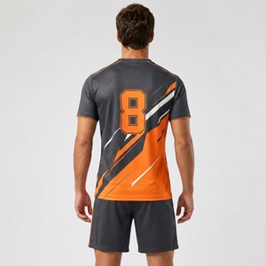 Uniformes de Voleibol de la Mejor Calidad, Conjunto de Uniforme de Voleibol de Manga Corta Hecho de Poliéster con Diseño de Sublimación, Servicio OEM - Product Image 2