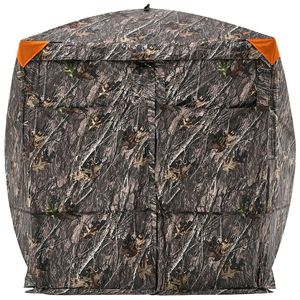 "8x Magnification Portable <b>Camouflage</b> Tent Hunting Blind for 4-5 People with Durable Carrying Bag" - Product Image 6