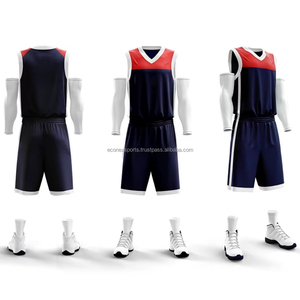 Camisetas de Baloncesto Sublimadas Personalizadas de Alta Calidad, Transpirables, Anti-Humedad, Antibacterianas, Tallas Grandes para Adultos, Sin Mangas - Product Image 3