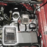 YIS Marine-portafusibles de hoja Modular para coche, DC 12 v, panel de cubierta de bloque, tractor, 12 voltios, barra automotriz de autobús y camión