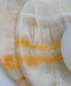 Applique murale en onyx orange, pierre naturelle, lumière LED, éclat chaud, lampe murale d'intérieur moderne de luxe, 110-220V, câblage fixe - Product Image 3