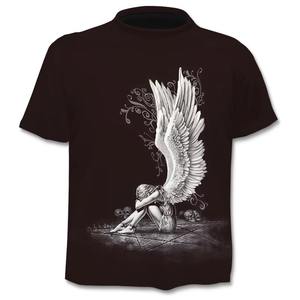 T-shirt unisexe surdimensionné 100 % coton de haute qualité, impression numérique DTG, logo personnalisé, 200 g/m², lourd, style hip-hop - Product Image 5